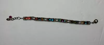 Firefly La Dolce Vita Multi Color Mosaic Swarovski Crystal Bracelet • $90