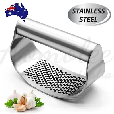 $11.50 • Buy Stainless Steel Garlic Masher Press Crusher Squeezer Masher Kitchen Gadget AU