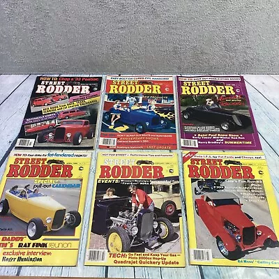 Vintage Street Rodder Magazines Lot Of 6 Issues 1985-1986 Hot Rods Cars Garage • $13.99