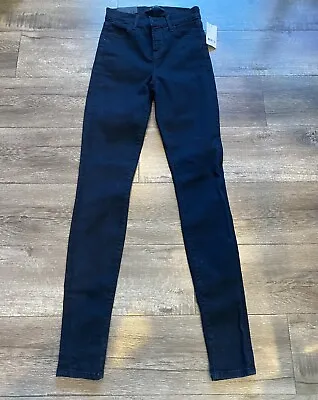 New J Brand Maria High Rise Skinny Leg Jeans In Bluebird Women Size 24 Authentic • $19.99