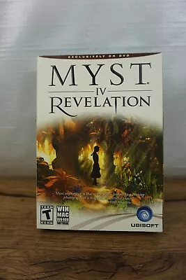 MYST 4 IV: Revelation Game For Win Mac PC 2004 Ubisoft 2 DVDs • $2.95