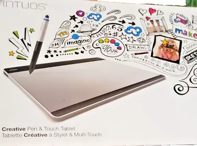 Wacom CTH-680 Intuos Medium Creative Pen Touch Tablet  W/ Accessories • $50