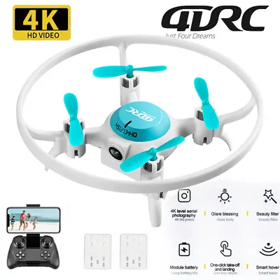 V5 Mini Drone RC Drone 4K HD Dual Camera WIFI FPV Portable RC Quadcopter • £26.59