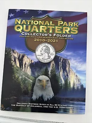 Whitman National Park Quarters Album 4 Panel Folder 2010 2021 Collector Gift New • $16.99