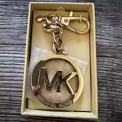 Michael Kors Gold Tone Purse Charm Keychain Charm • $31.50