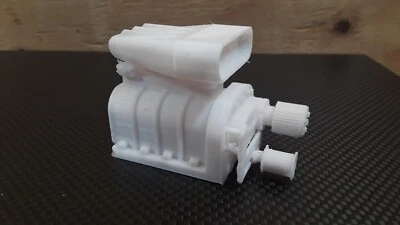 $17.50 • Buy Supercharger Blower V8 Rc Car Model Engine 3D Printed 1:10 Scale 