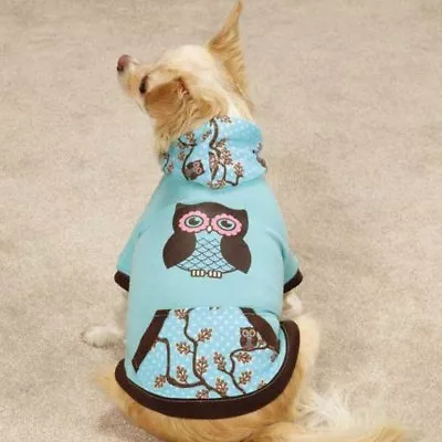 Zach & Zoey Hoot & Howl Dog Hoodie Owl Rare Size S / Medium (Worn Once) • $24.99
