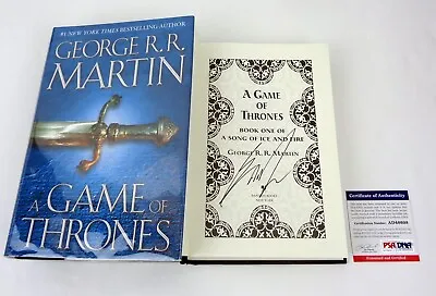 £364.20 • Buy George RR Martin Signed Autograph A Game Of Thrones Hardcover Book PSA/DNA COA