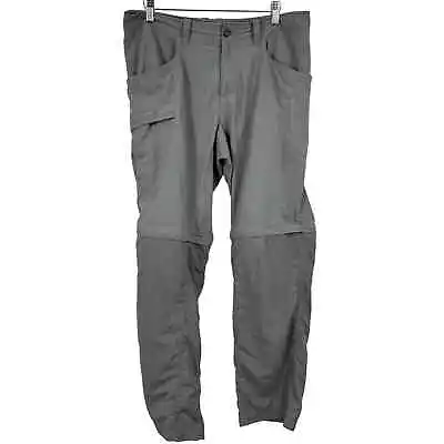 Mountain Hardwear Men's Gray Convertible Pants Size 32 X 32 • $25