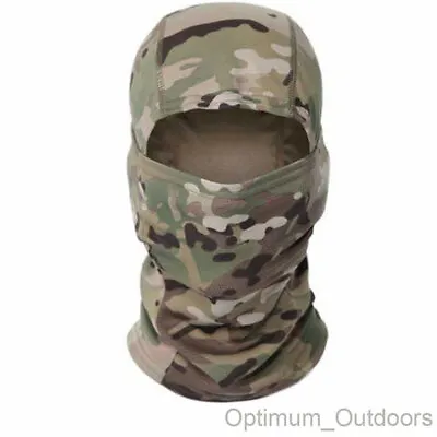 £7.99 • Buy Lightweight Breathable Camouflage Balaclava Airsoft Army Face Head Cover Camo UK