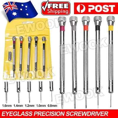 5x Precision Screwdriver Eyeglasses Watch Jewelry Watchmaker Repair Tool Set • $6.95