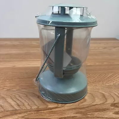 Ikea Morkt  Lantern Tealight Candle Holder Aqua Metal Glass 20569 NEW • $29.97