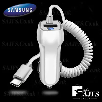 Car Charger Type C USB-C Charging  For Samsung S22 S22 + S22 Ultra S21 S21 FE 5g • £4.95