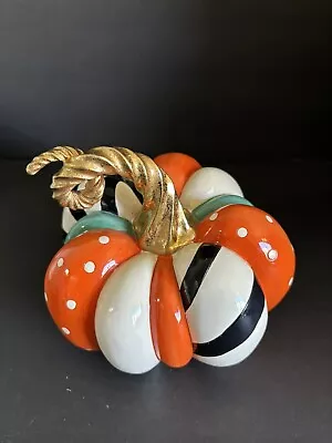 MacKenzie-Childs Patchwork Spice ~ 5  Mini Pumpkin • $69