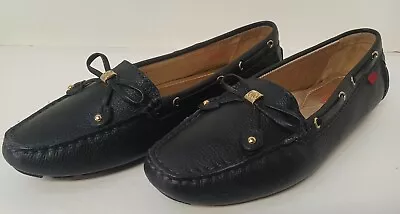 Marc Joseph Rockaway Driving Moccasin Shoe Loafer Navy Leather - Women's Size 8 • $42.99