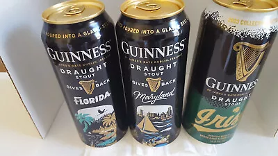 Guinness *gives Back Florida &*maryland *& Notre Dame  14.9 Oz Cans  Bottom Open • $19.44