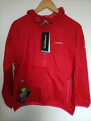 Craghoppers Womens Pro Lite Waterproof Jacket Size 14 Bust 38                (2) • £34