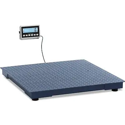 Industrial Floor Scale Warehouse Platform Pallet Scale LCD 1 T/0.2 Kg 1x1 M • £649
