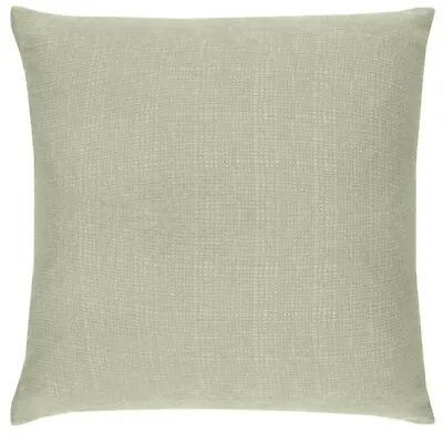 Set Of 4  Soft Textured Sage Soft Green Matrix  17  Cushion Covers £12.99 • £12.99