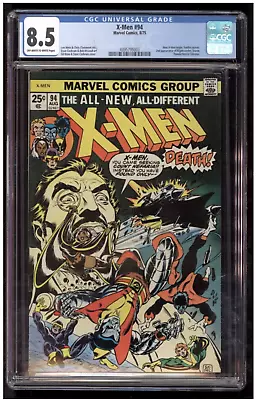 X-Men 94 CGC 8.5 New X-Men Begin. Kane & Cockrum Cover Sunfire Leaves 1975 • $1011.99