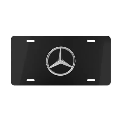 Mercedes Benz License Plate Custom ''BLACK'' Mercedes Benz Luxury Car Plate • $21.99