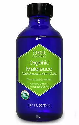 Zongle USDA Certified Organic Melaleuca (Tea Tree) Essential Oil 1 Oz • $20.95