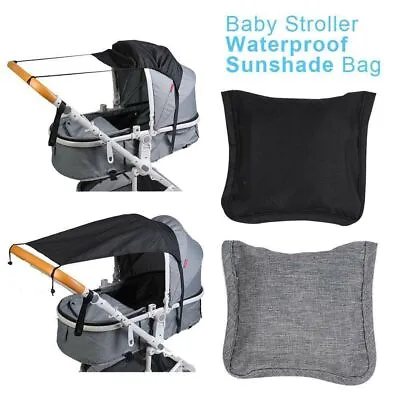 $17.01 • Buy Stroller Accessories Baby Stroller Shade Bag Pram Umbrella Cover Fabric Canopy