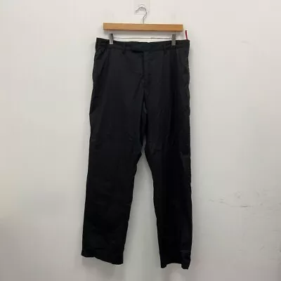 Prada Black Formal Trousers Size 52 UK42 Menswear Designer RMF02-CN • $9.93