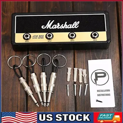 Marshall Amp Key Holder Wall Mounted Jack Rack Key Hanger Retro Guitar Keychain* • $14.99