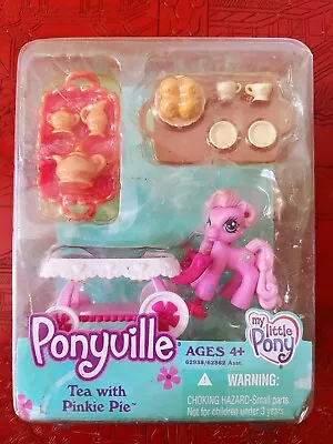 My Little Pony PONYVILLE Tea With Pinkie Pie Ages 4+ Horse Toy New In Box NOS • $34.95
