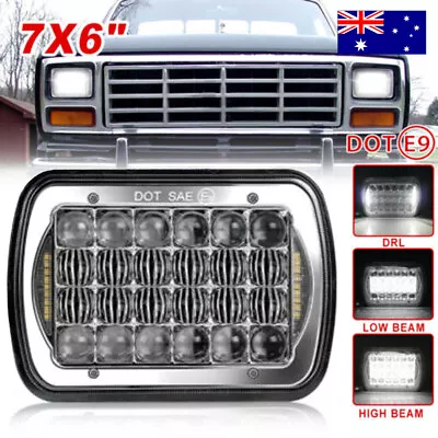 1pc 5x7 7x6 LED Headlights Hi Lo Beam For Ford F150 1976-1986 F250 F350 Ranger • $73.99