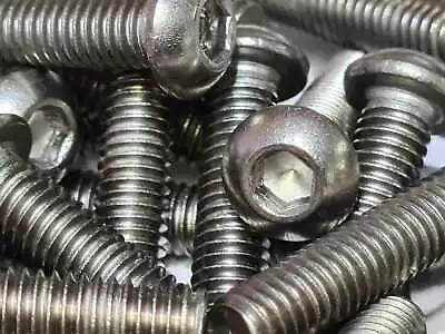 £1.99 • Buy Button Head Screws Allen Socket Bolts A2 Stainless Steel Screws - M3 M4 M5 M6 M8