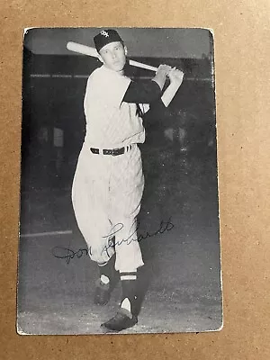 Don Lenhardt Chicago White Sox Signed JD McCarthy Postcard • $13