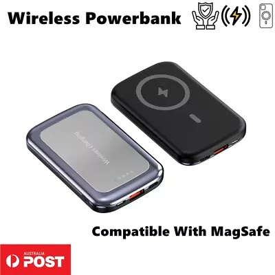 $34.99 • Buy Magnetic Power Bank Wireless Battery Charger For IPhone 14 13 12 Pro Max MagSafe