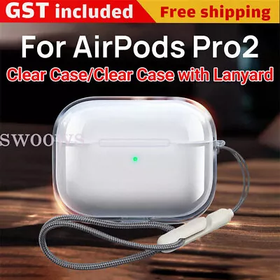 Clear Case Cover Soft Waterproof Holder Strap Lanyard For Airpods Pro 2 2022 3rd • $6.98