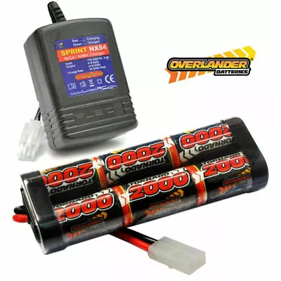 7.2 Volt Battery & Fast Charger For RC Radio Remote Control RC Cars Tamiya • £29.99
