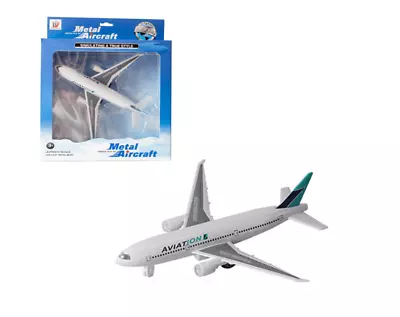 Metal Aircraft Plane Pull Back Function Diecast Metal Body Toy Gift Child • £12.99