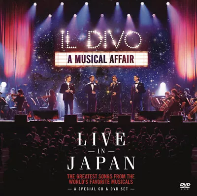 Il Divo : Il Divo: A Musical Affair: Live In Japan CD Album With DVD 2 Discs • £1.99