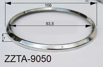 Chrome Ring 106mm For VDO Etc Gasket Fits E.g. BMW R 5 Porsche Etc • $19.34