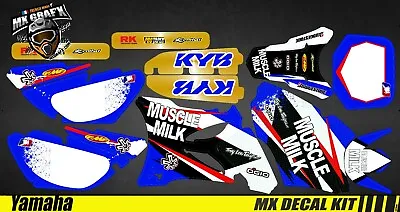 Kit Deco Motorcycle For / MX Decal Kit For Yamaha YZ 85 - Muscle Milk • $132.98