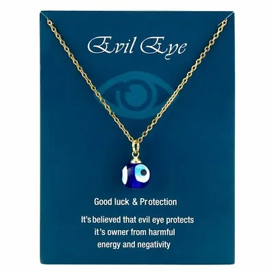 $1.39 • Buy Charm Liuli Glass Evil Eye Pendant Blue Eye Necklace Women Turkish Jewelry Gift