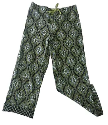 Vera Bradley Cambridge Pajama Lounge Pants Drawstring Corduroy Size Medium • $20