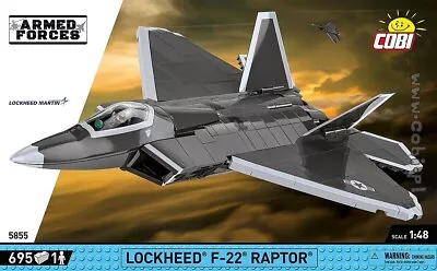 Cobi 5855 - Historical Collection - Armed Forces - Lockheed F-22 Raptor - New • $118.65