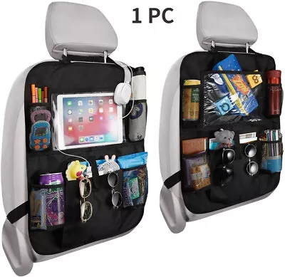 Car Seat Back Seat Organiser Multi Pocket Storage Travel Tidy Bag Holder Kids UK • £9.99