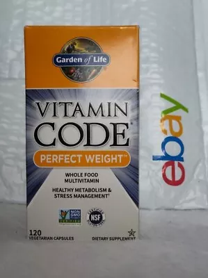 Garden Of Life Vitamin Code Perfect Weight Multivitamin Supplement 120 Caps 5/24 • $18.99