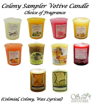 COLONY Sampler Votive Roomscenter Candle  Choose Your Fragrance Various COLONIAL • £1.25