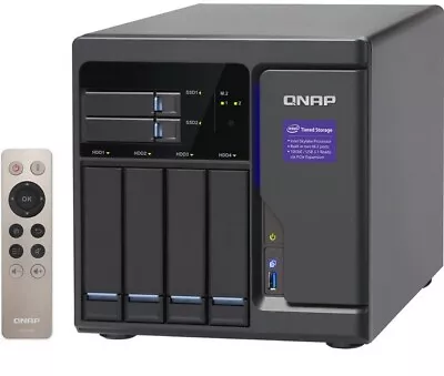 QNAP TVS 682 NAS Server Intel Core I3-6100 3.70GHz 8GB RAM 8TB Storage • £450