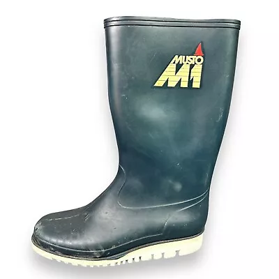 £30 • Buy Musto M1 Sailing Soft Sole Suction Deck Wellies - Green - UK Size 6