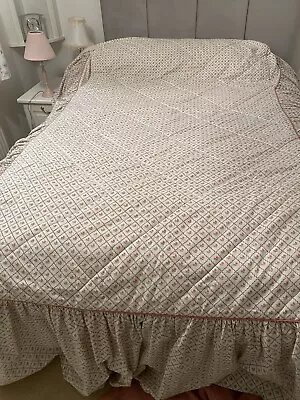 Vintage Laura Ashley Quilted Stunning Kate Bedspread • £10.50