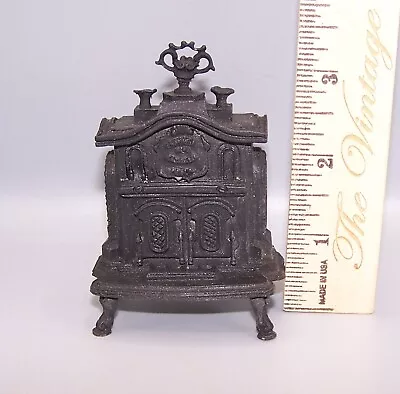 Vintage Dollhouse Miniature Cast Iron Parlor Stove • $20